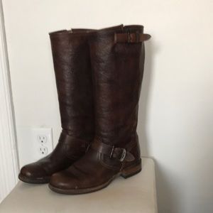 Frye Veronica Tall Brown Boots